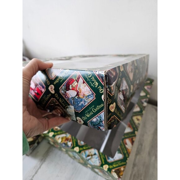 Old world empty ornament boxes set vintage decor storage containers - Picture 8 of 9